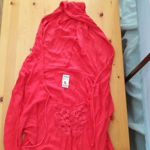 Free People Swimsuit Coverup with Lace Detail